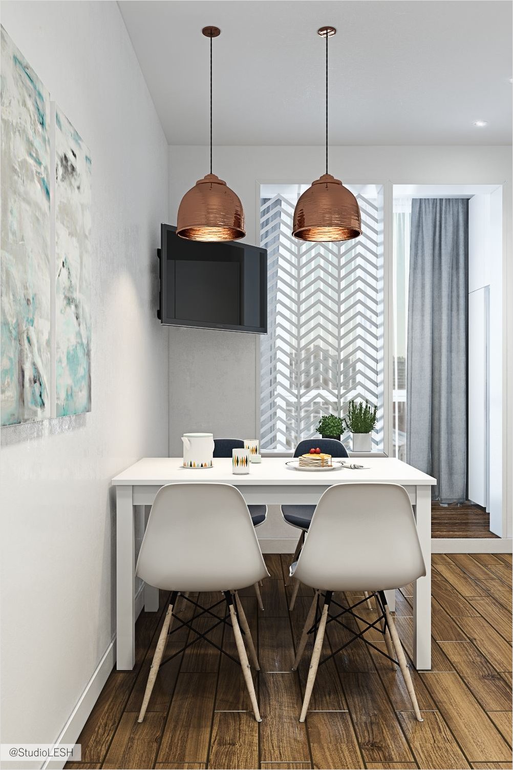 Оформление современной кухни 