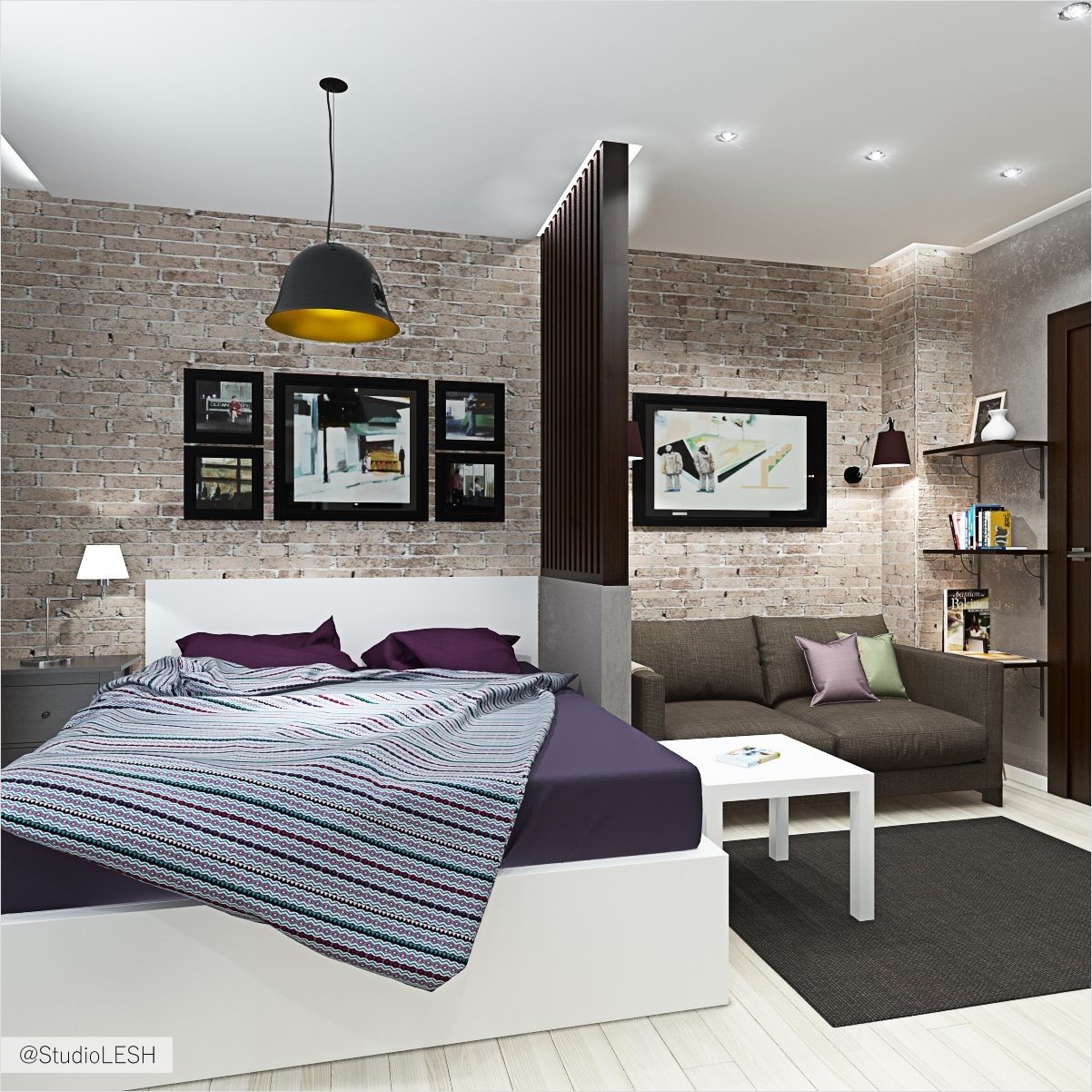 Дизайн проект квартиры в современном стиле 