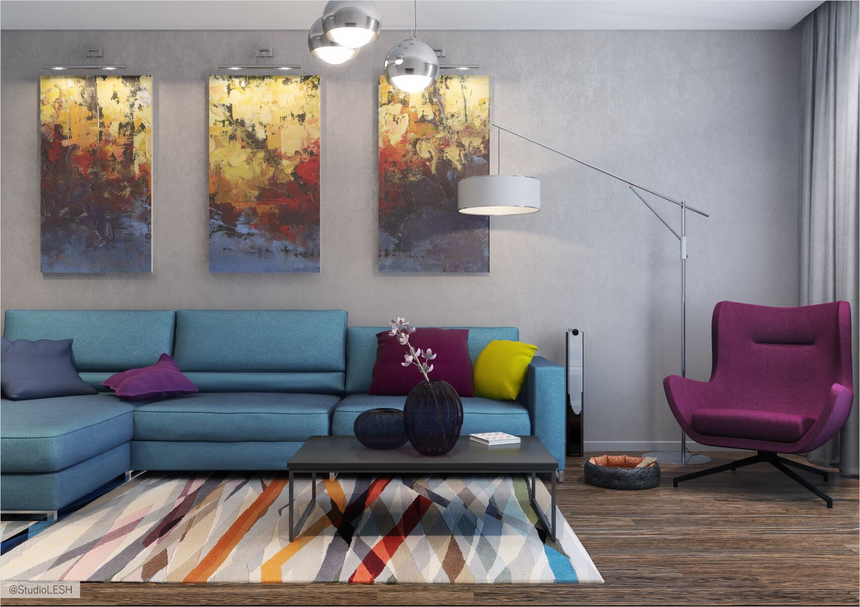 Дизайн интерьера гостиной 