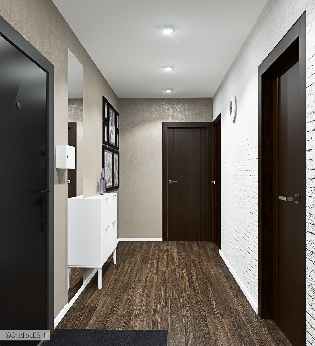 Дизайн проект коридора 