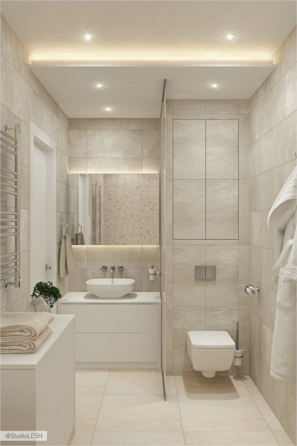 Дизайн интерьера ванной 