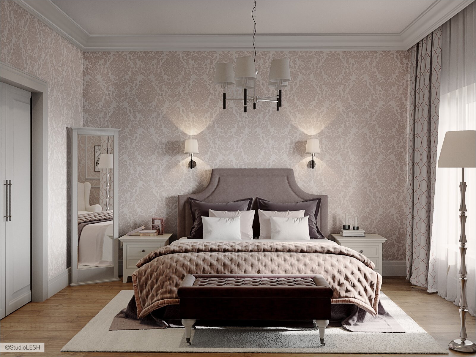 Классическая спальня