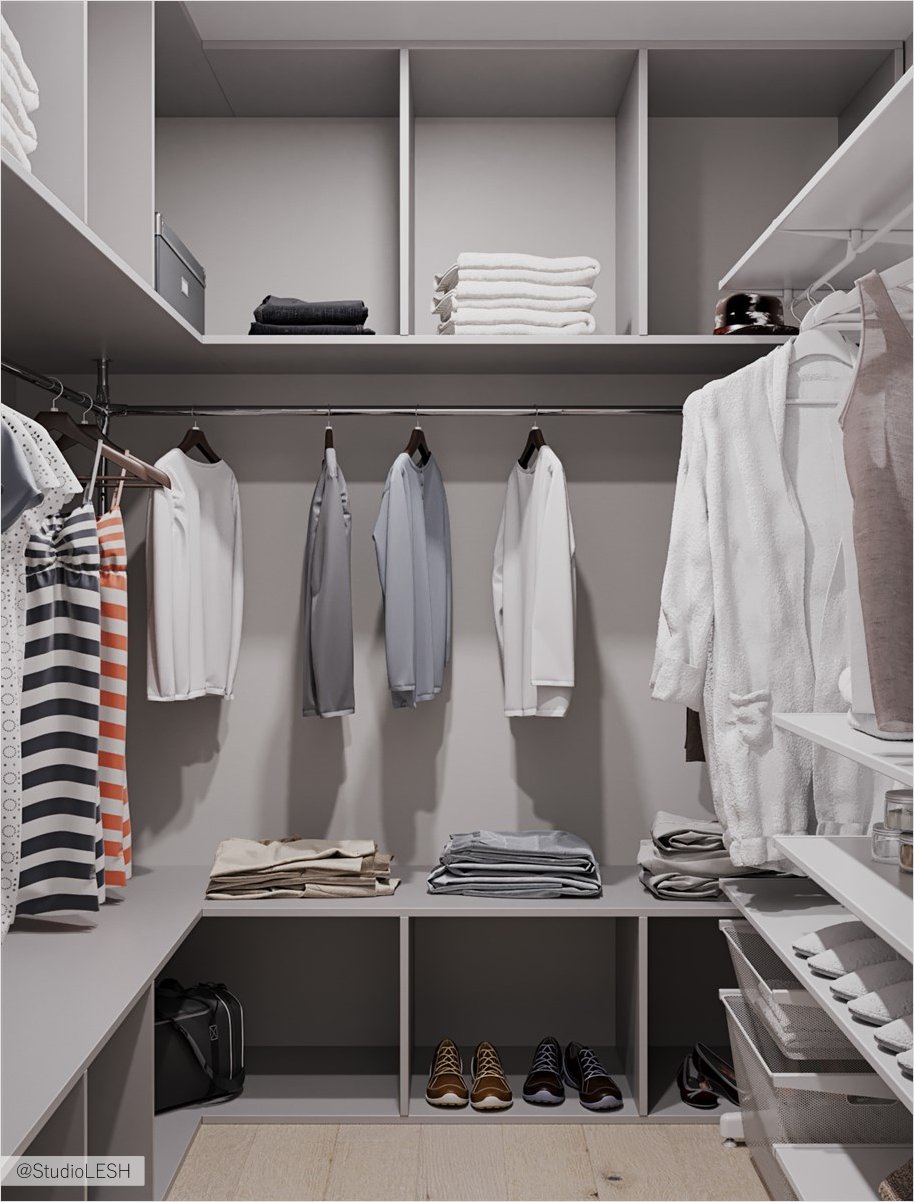 Гардероб, хранение одежды дома