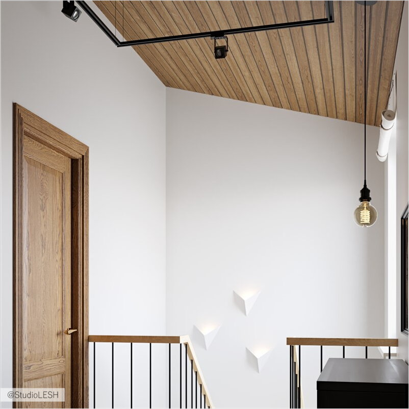 Трековое освещение, дизайн интерьера дома