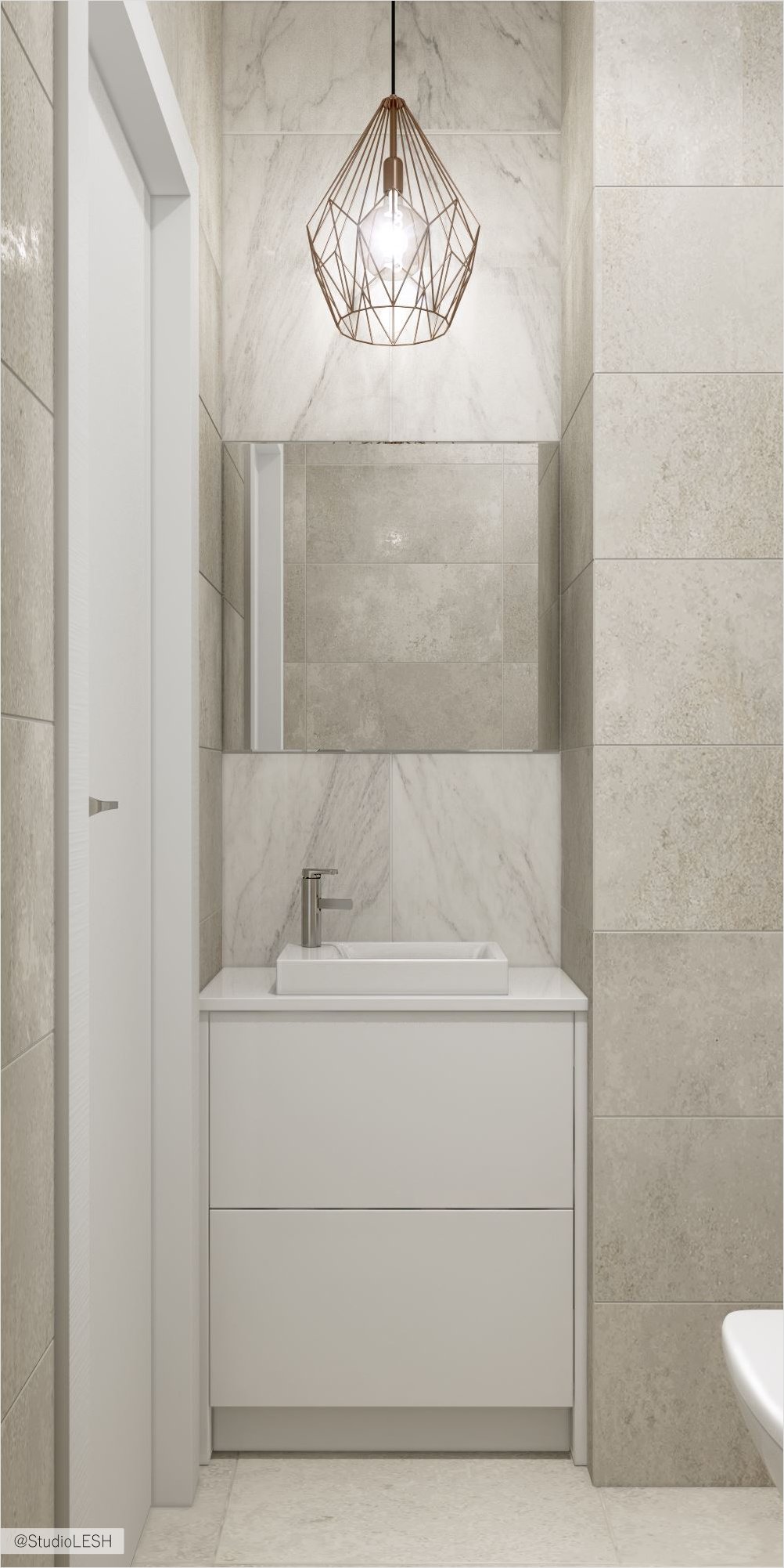 Дизайн интерьера санузла 