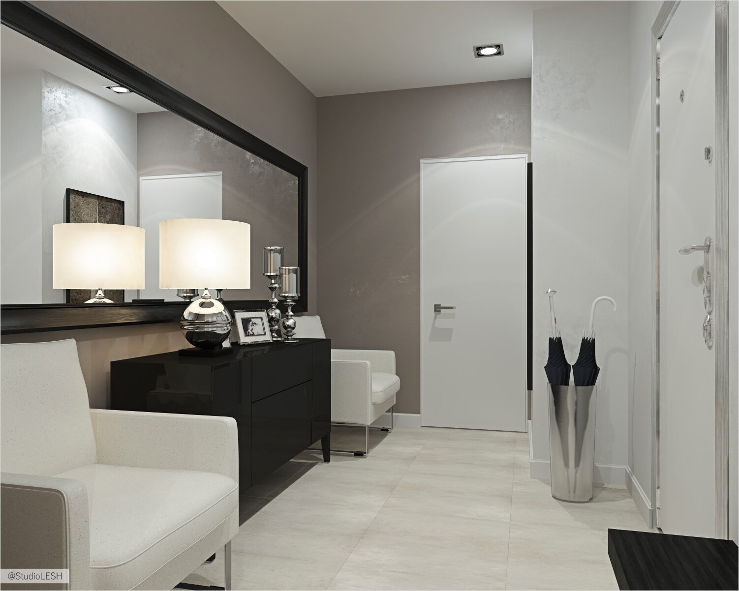 Прихожая в современном стиле 