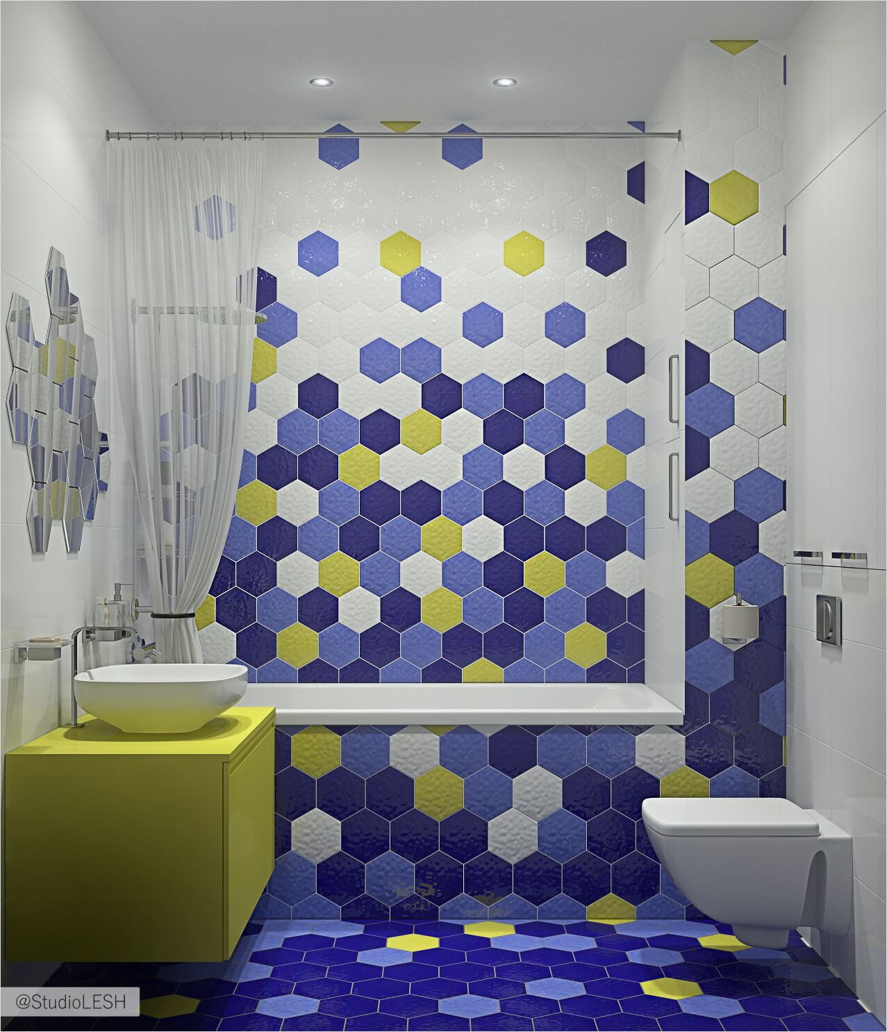 Оформление ванной комнаты в квартире 