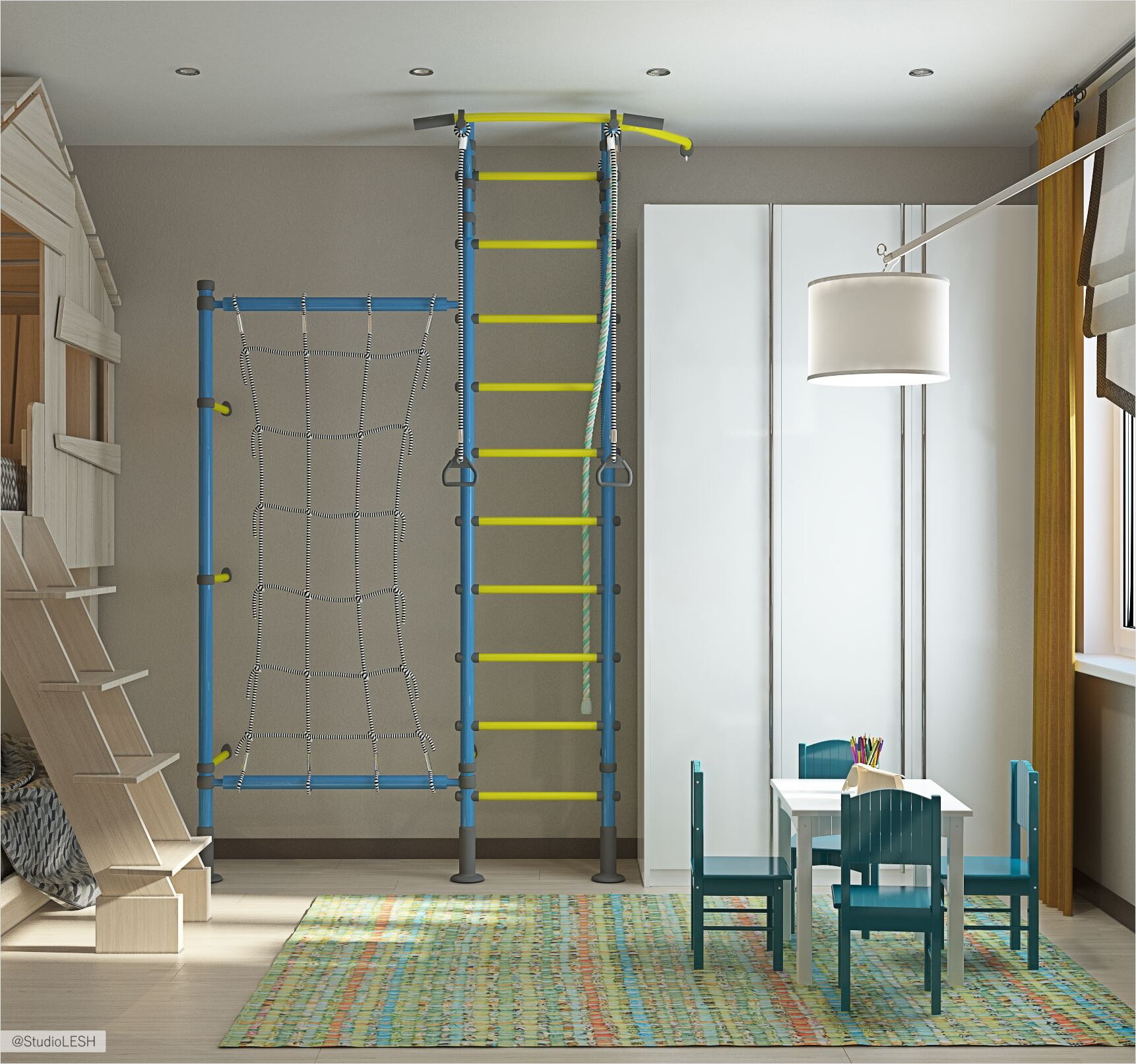 Освещение детской комнаты 