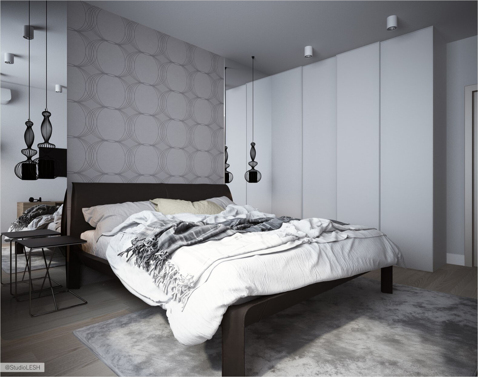 зеркальная спальня