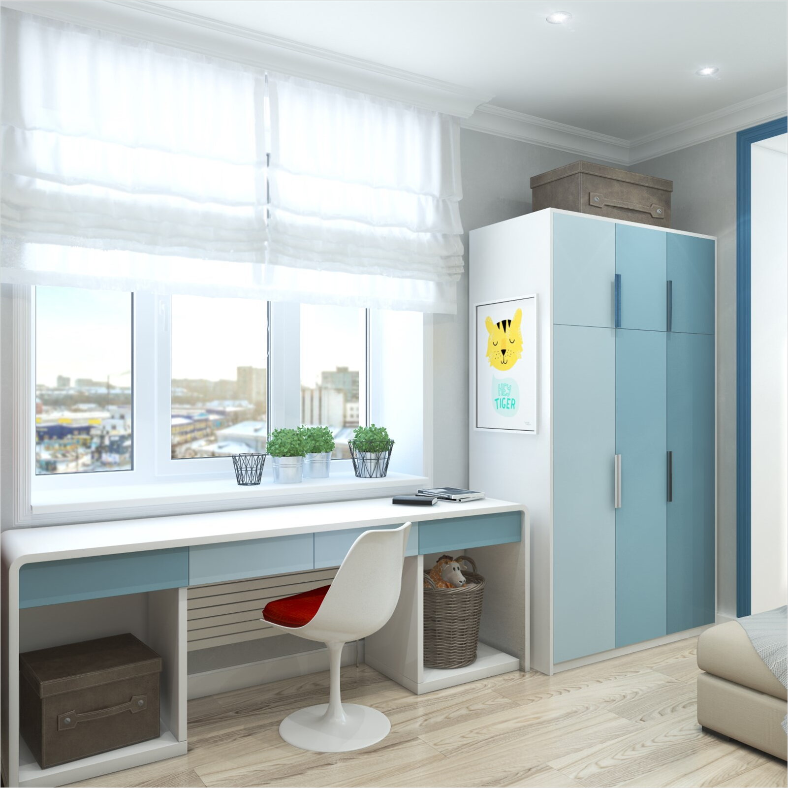 письменный стол в детской