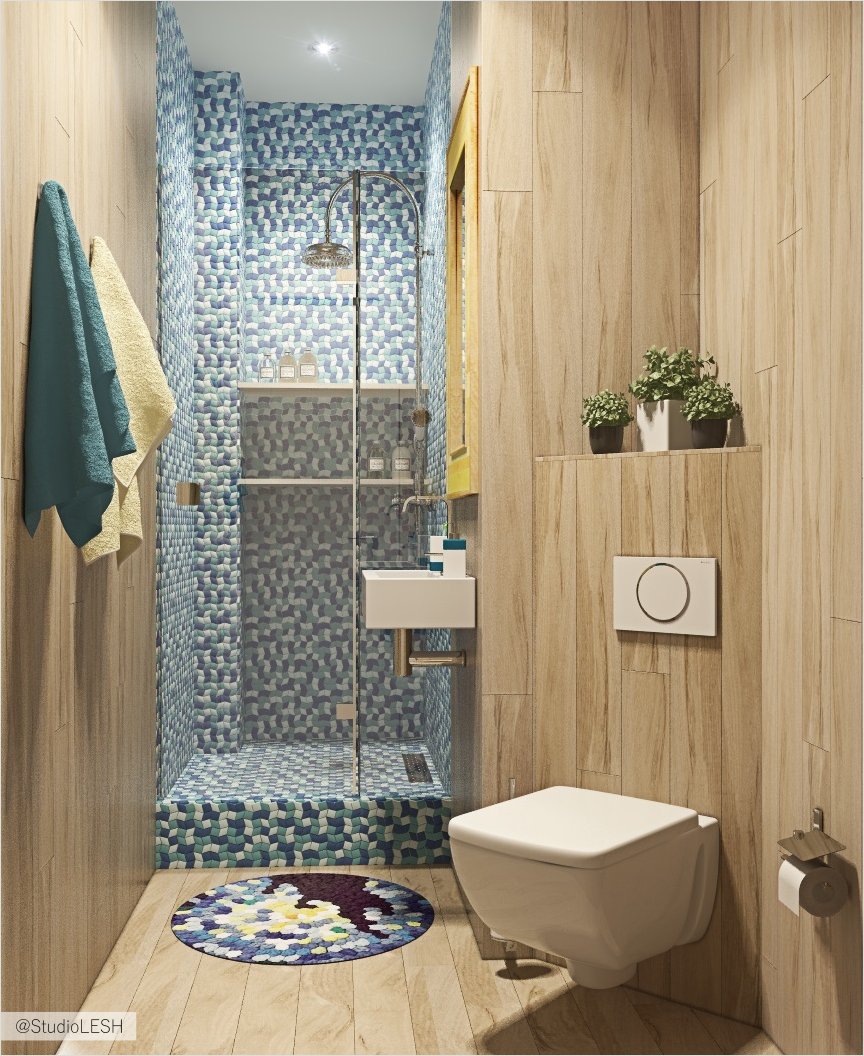 Мозаичный душ