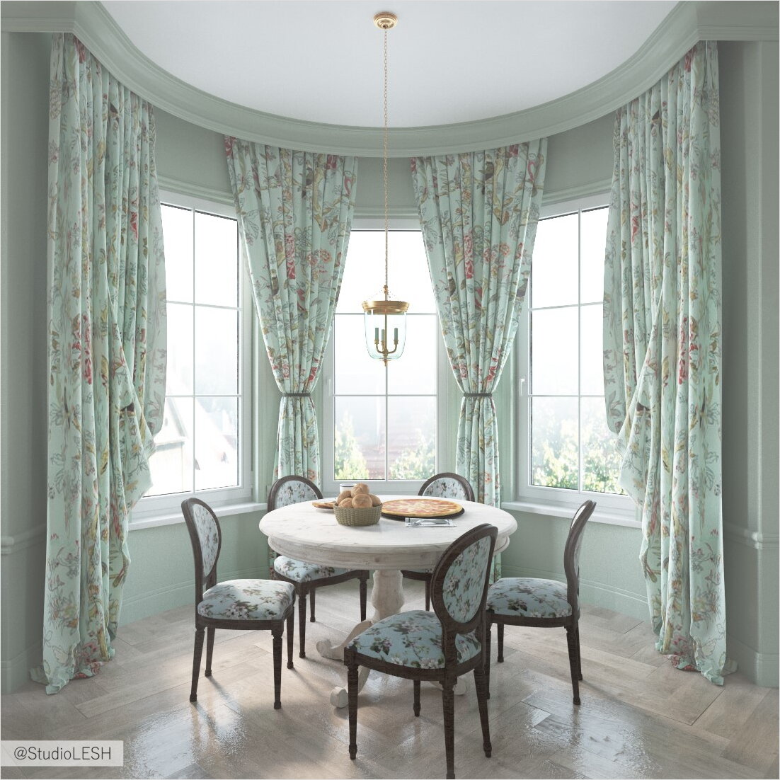 Столовая в классическом стиле