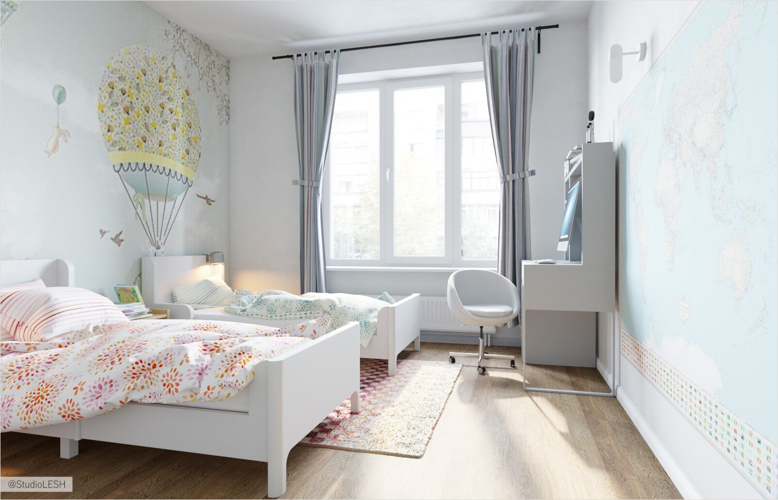 Спальня для двух детей