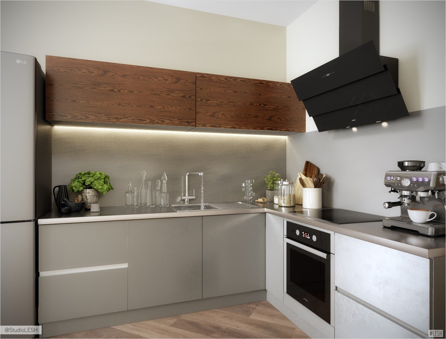 Минимализм в кухне