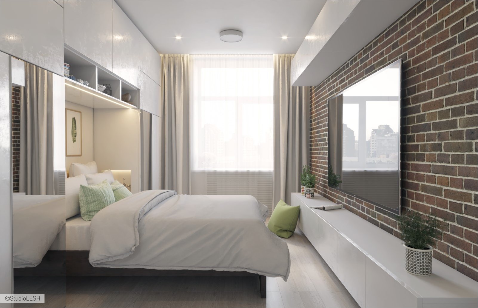 Система хранения в спальне