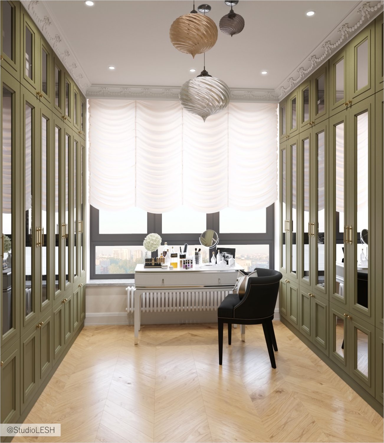 Большая гардеробная