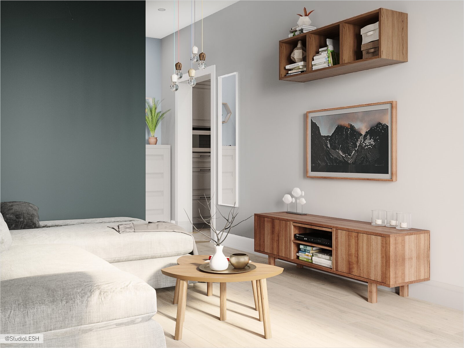 Светлая гостиная