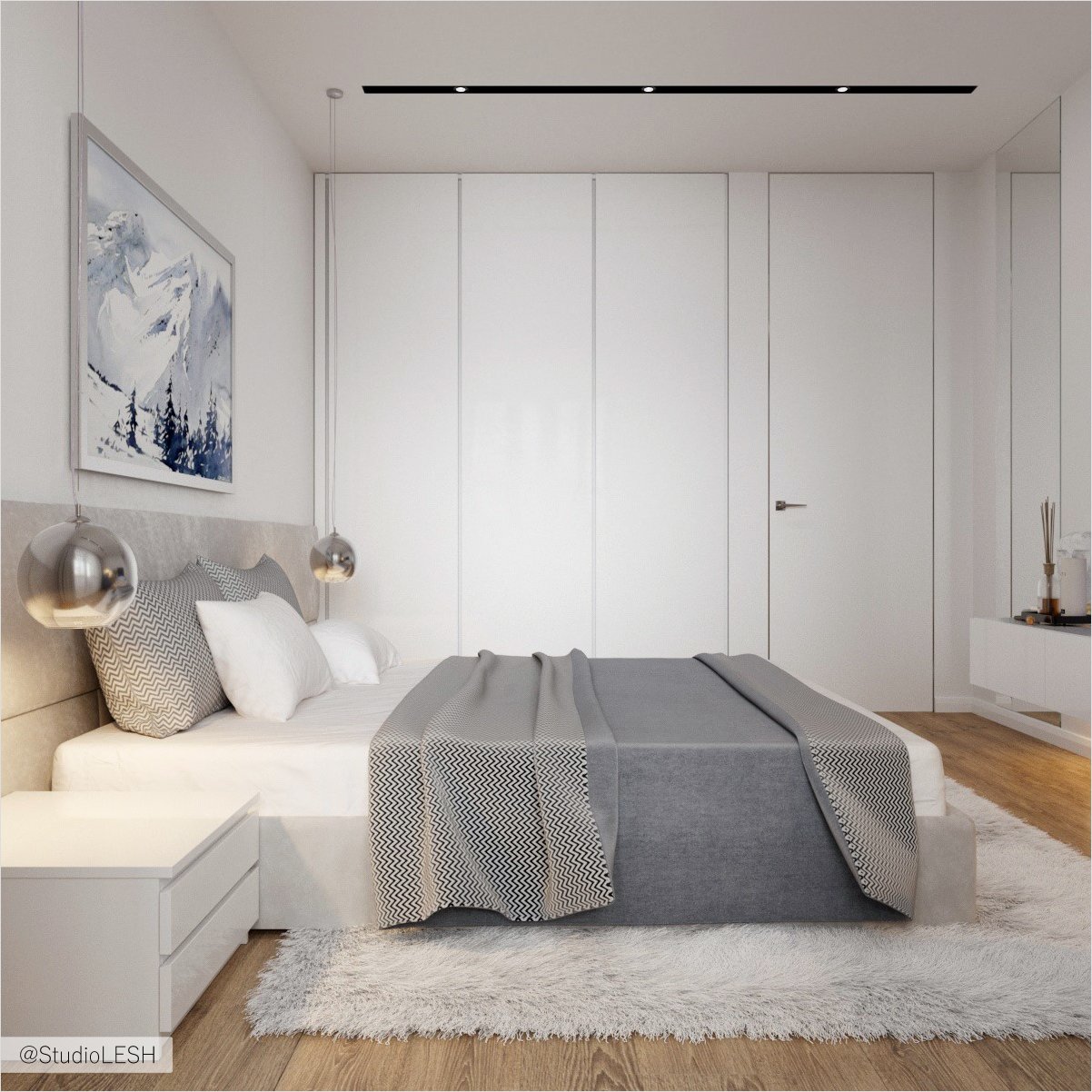 Уютная спальная комната 