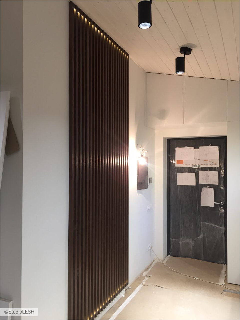 Система реек на объекте