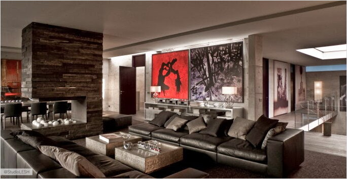 Дизайн интерьера в фильме Призрак