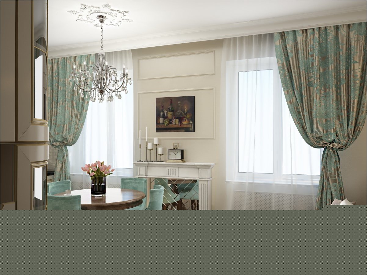 Дизайн квартиры в современном классическом стиле