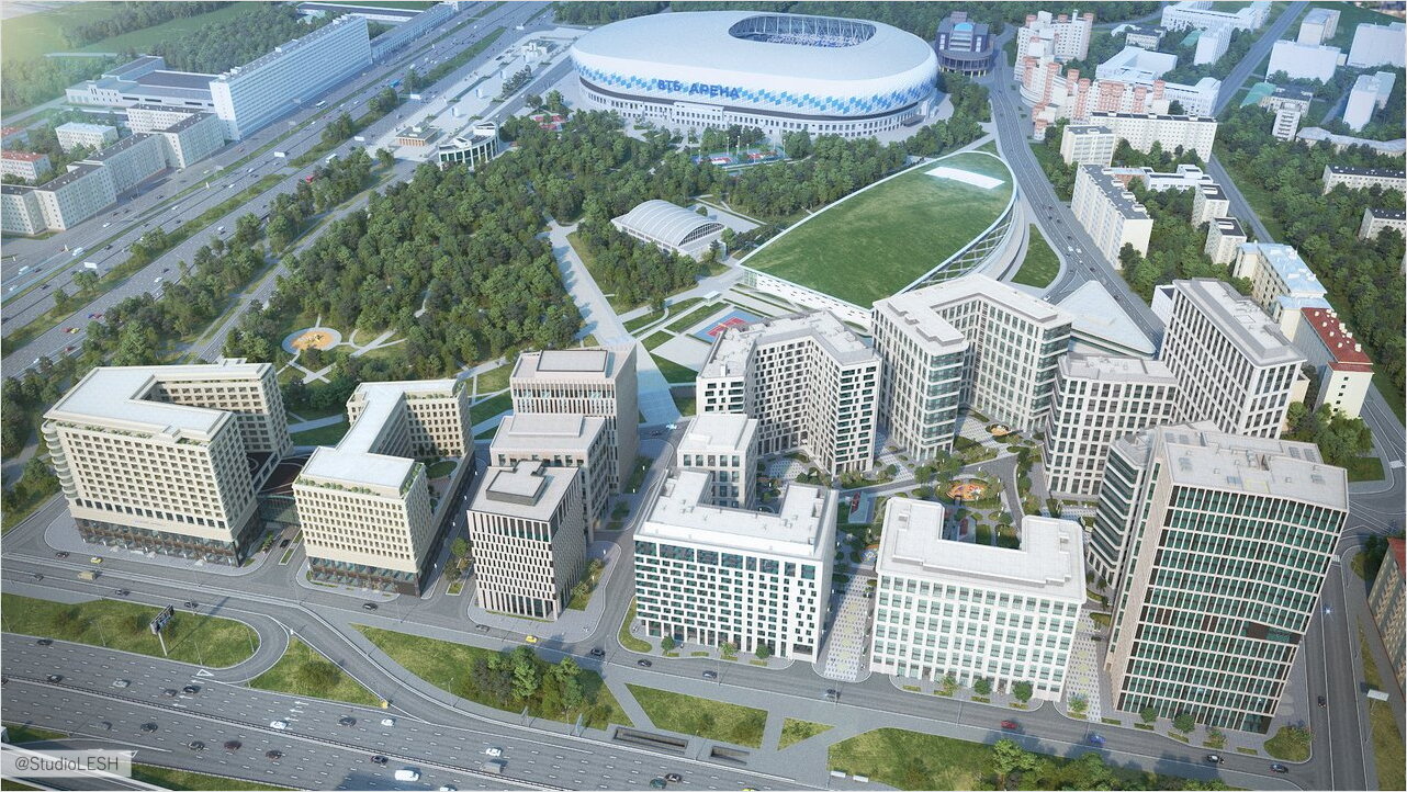 Дизайн интерьера в ЖК ВТБ Арена парк