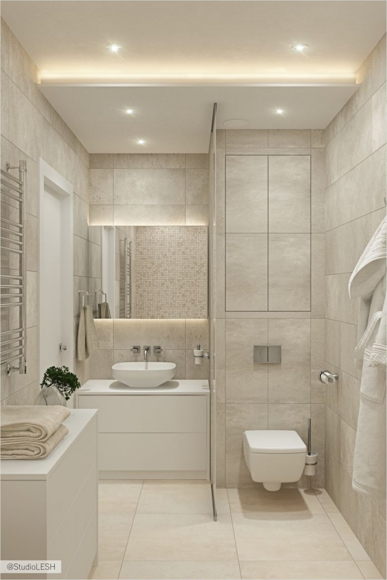 Оформление ванной комнаты 