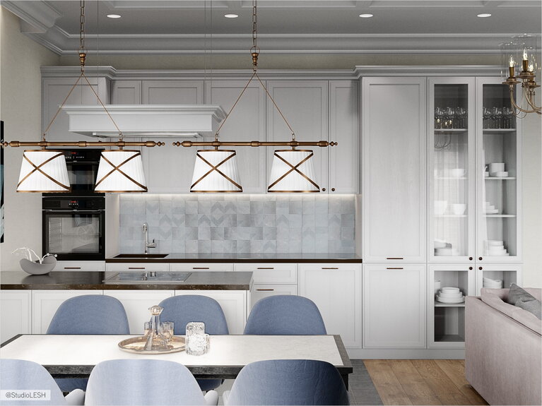 Акценты в столовой группе