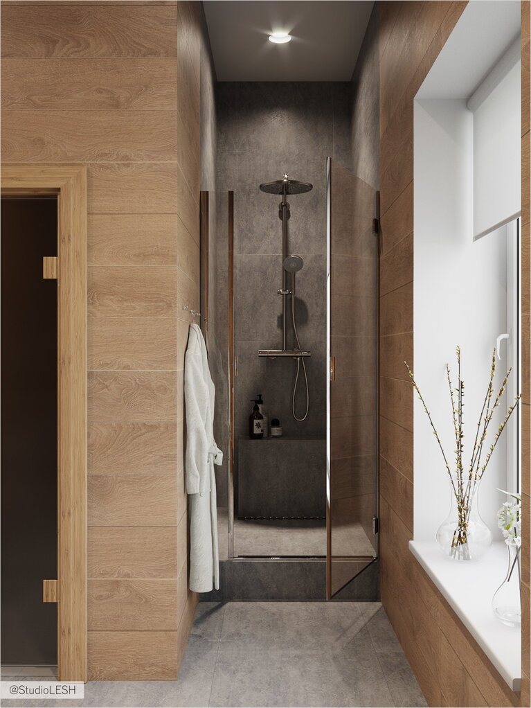 Душевая с сауной