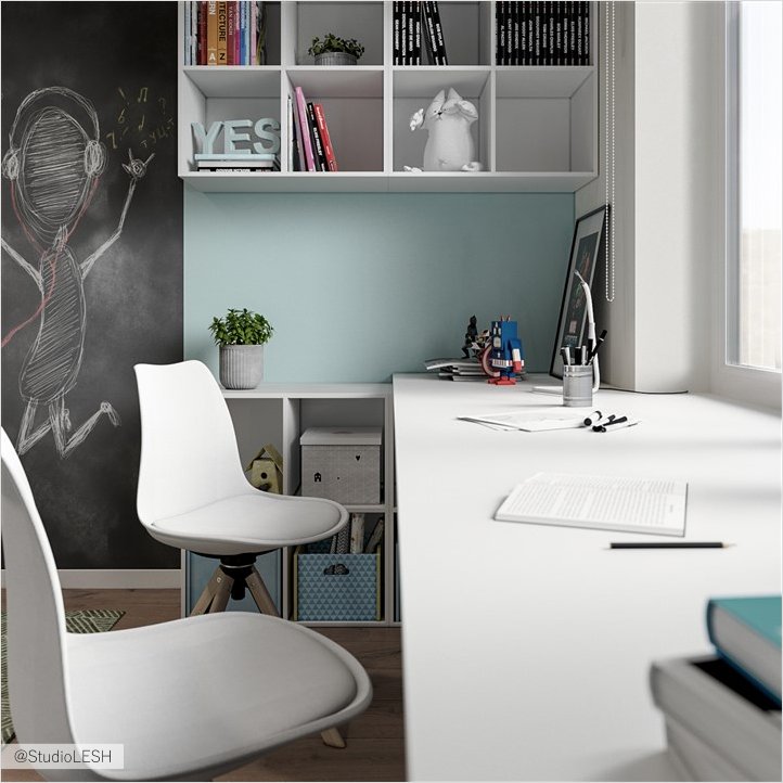 Детское рабочее место, современная детская