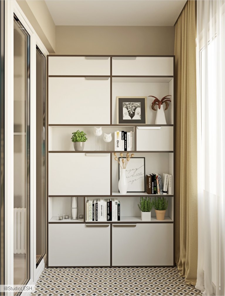 Шкаф для вещей на лоджие 