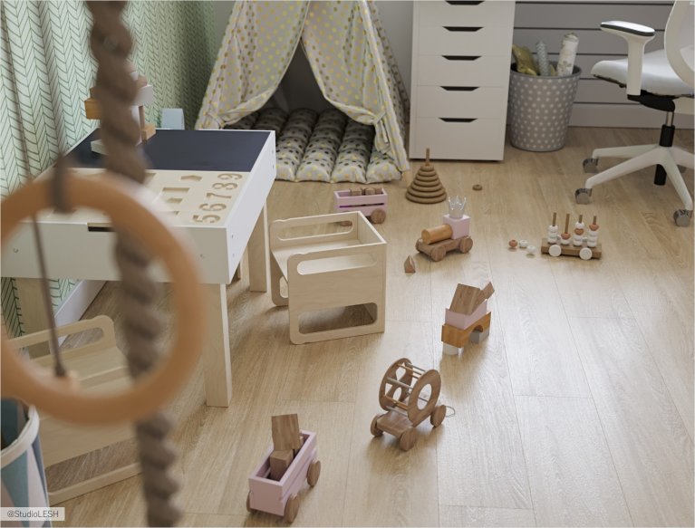 Зона для игр в квартире 