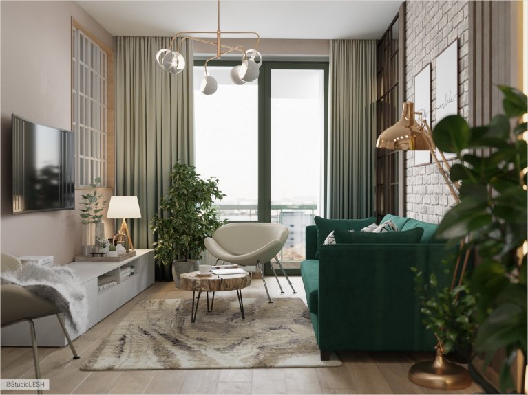 Современная гостиная 