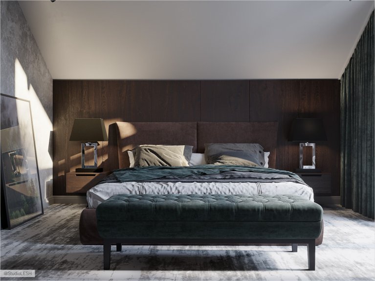 Спальня в частном доме