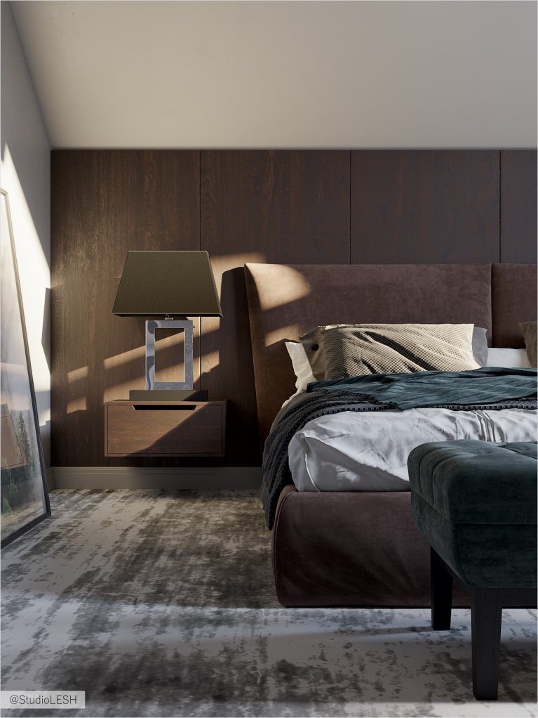 Брутальная спальня 