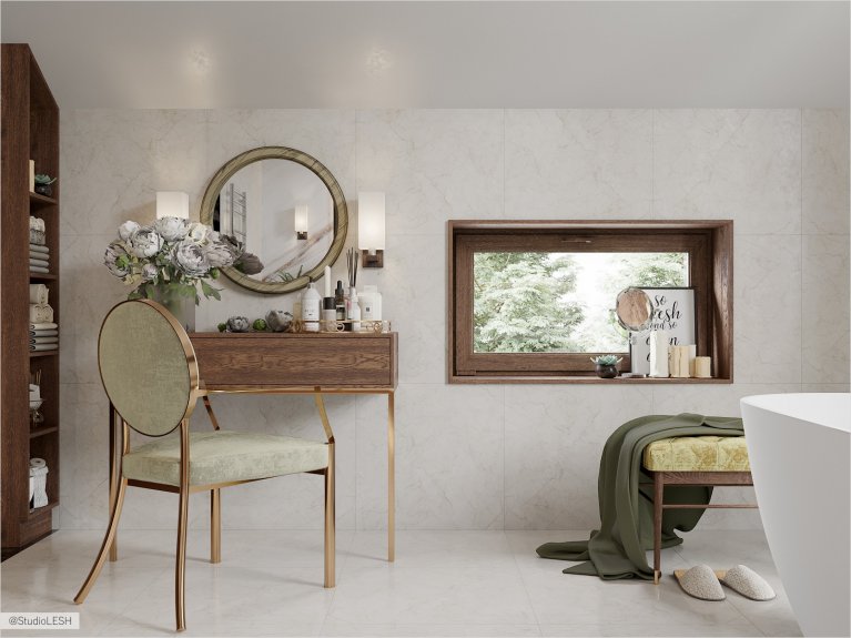 Туалетный столик в ванной 