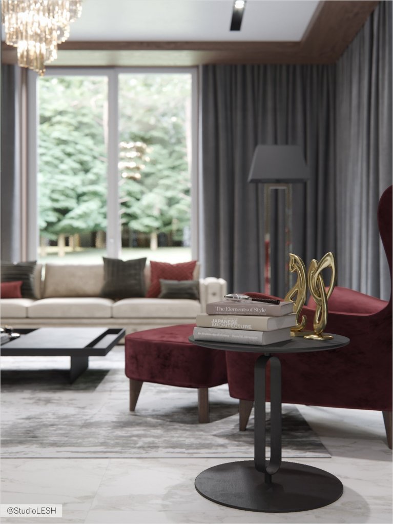 Гостиная частного дома 