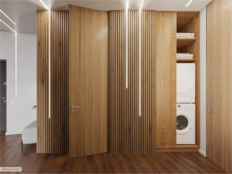 Деревянные рейки для декора