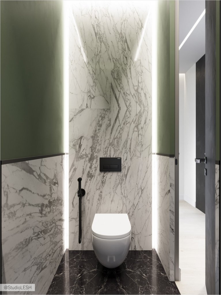 Зеленый санузел