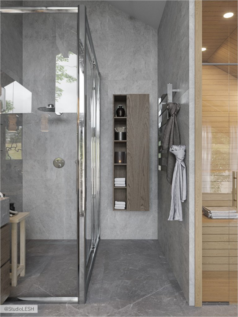 Big bathroom on the last floor