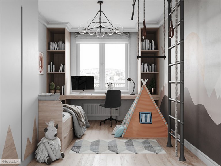 Детская комната в индейской стилистике