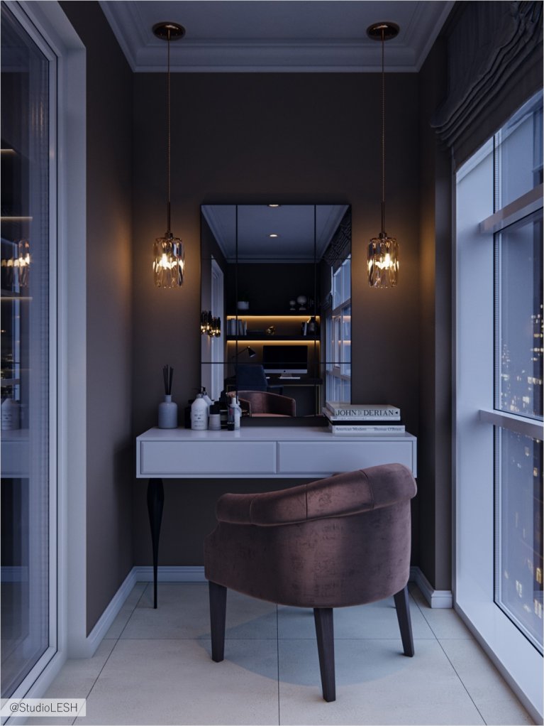  Dressing table in the loggia