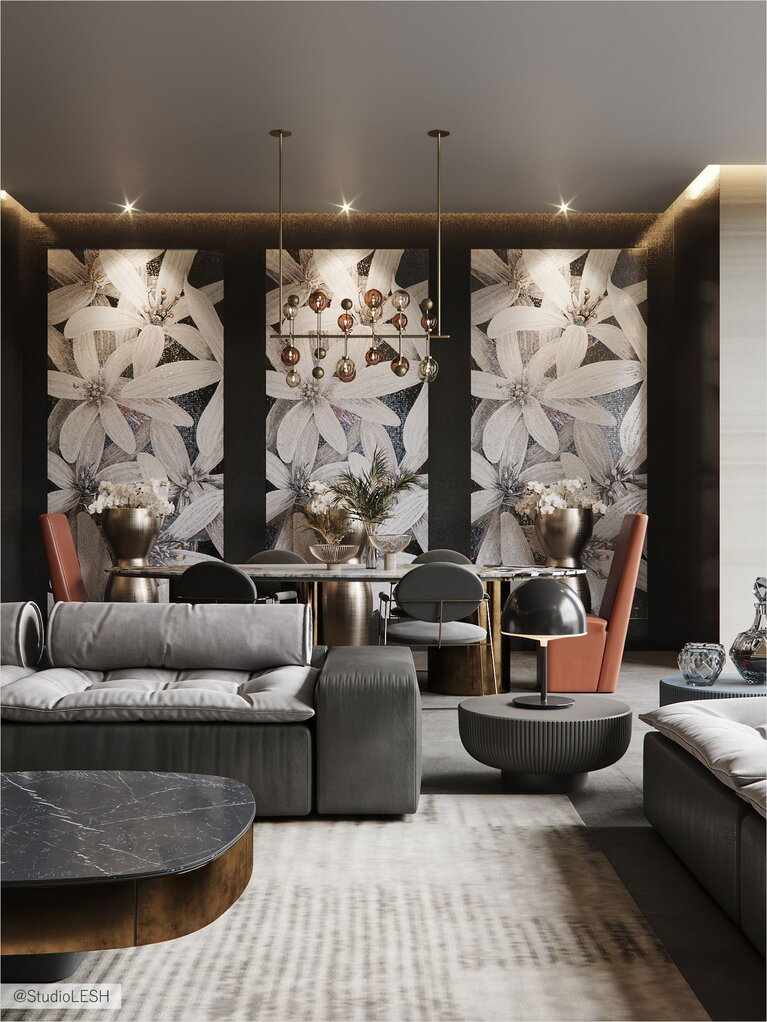 Обои Армани в жк ред сайд 