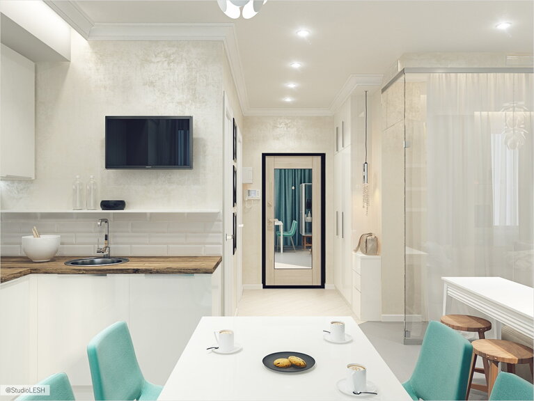 Дизайн интерьера небольшой квартиры 