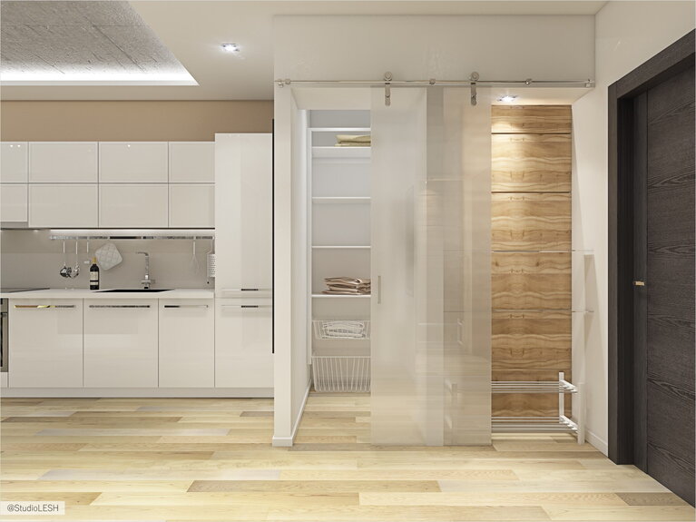 Дизайн интерьера кухни в 1к кв