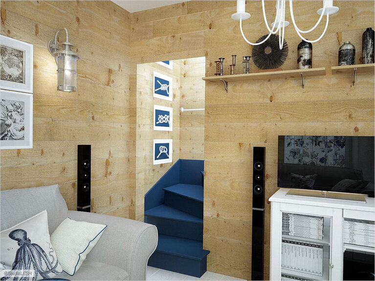 Дизайн интерьера в деревенском доме 