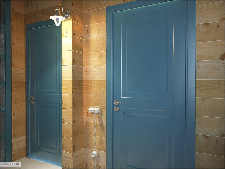 Оформление дверных проемов в загородном доме 