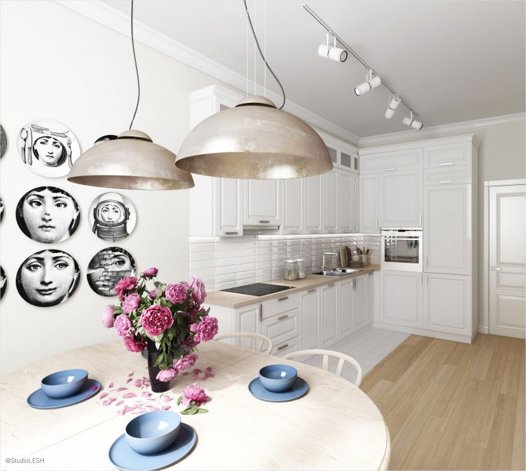 Интерьера современной кухни 