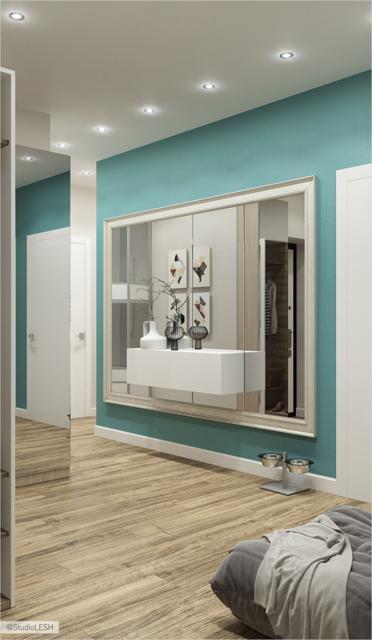 Оформление коридора в новой квартире 