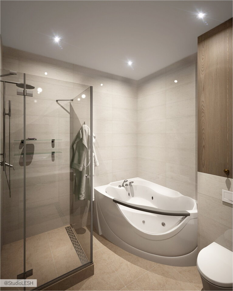 современная ванная